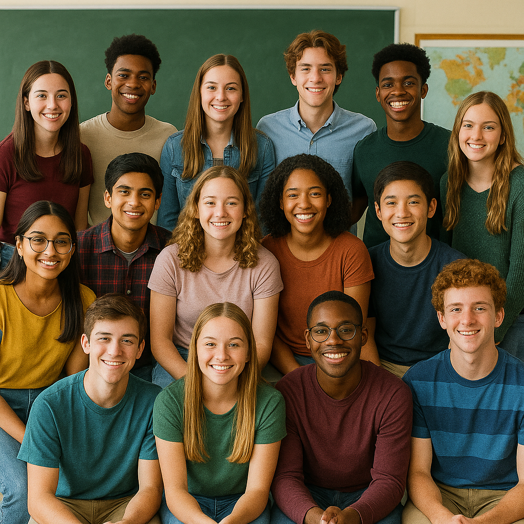 Turma reunida